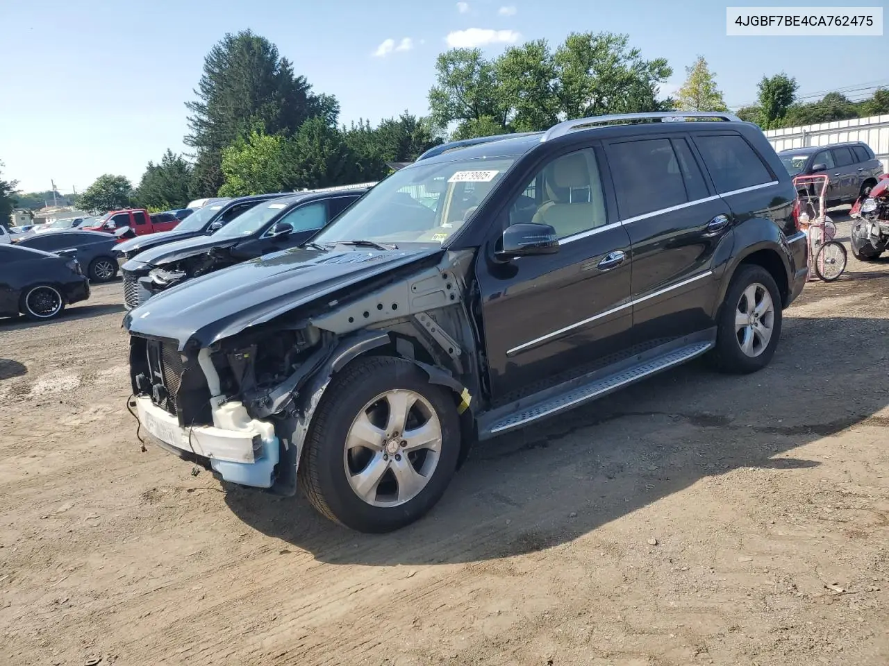 2012 Mercedes-Benz Gl 450 4Matic VIN: 4JGBF7BE4CA762475 Lot: 65879905