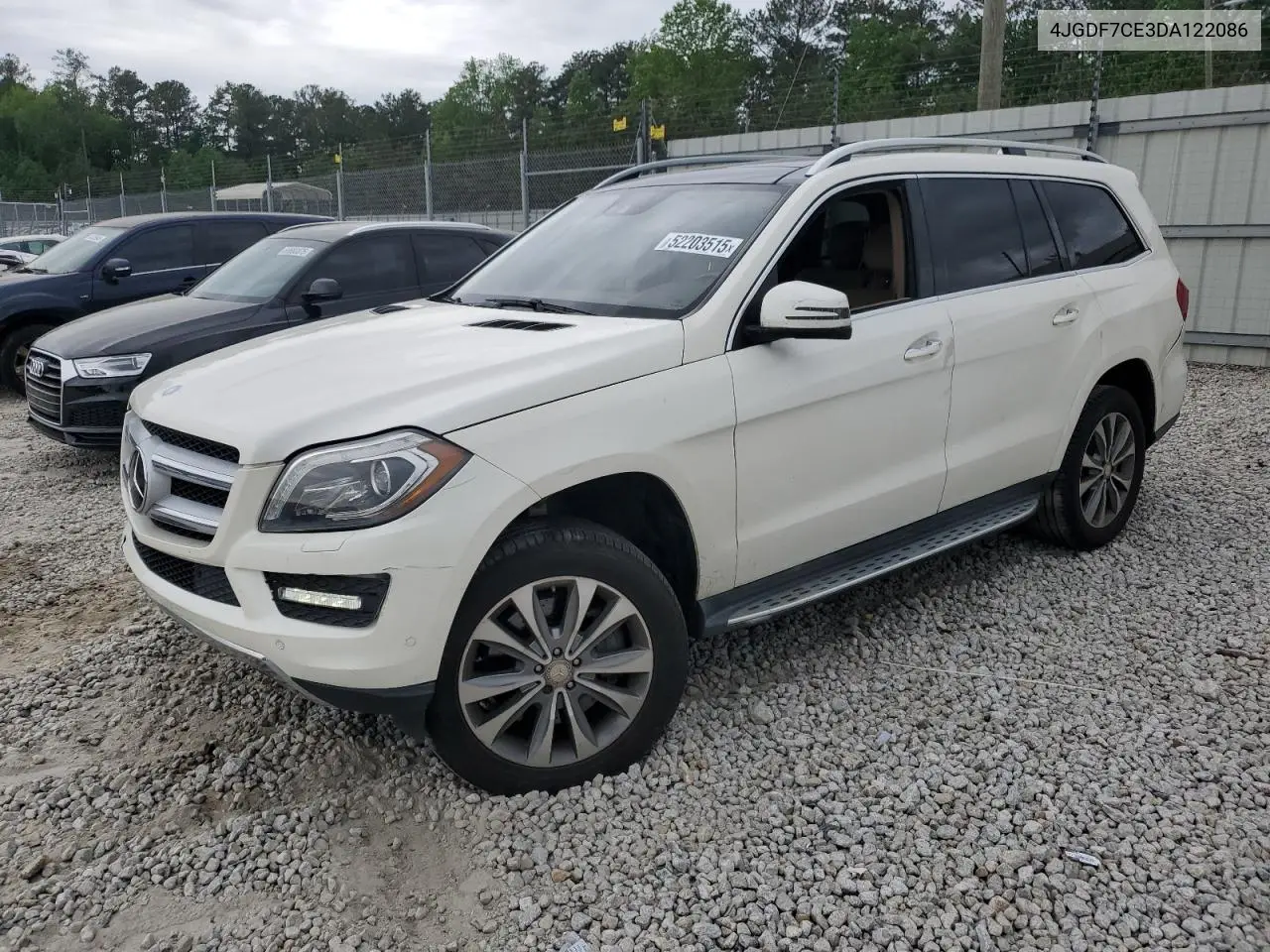 2013 Mercedes-Benz Gl 450 4Matic VIN: 4JGDF7CE3DA122086 Lot: 52203515