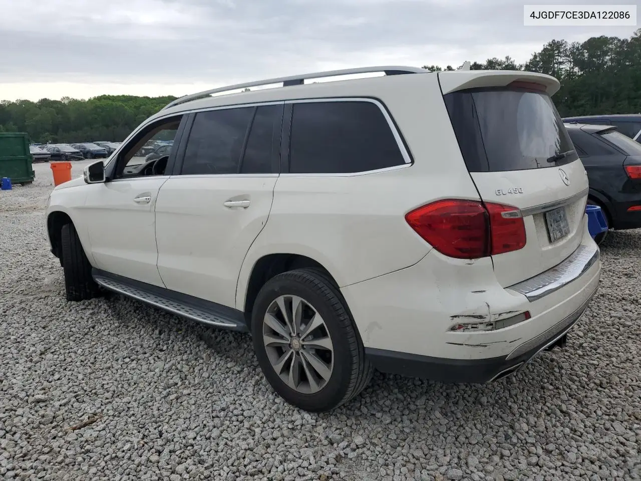 2013 Mercedes-Benz Gl 450 4Matic VIN: 4JGDF7CE3DA122086 Lot: 52203515