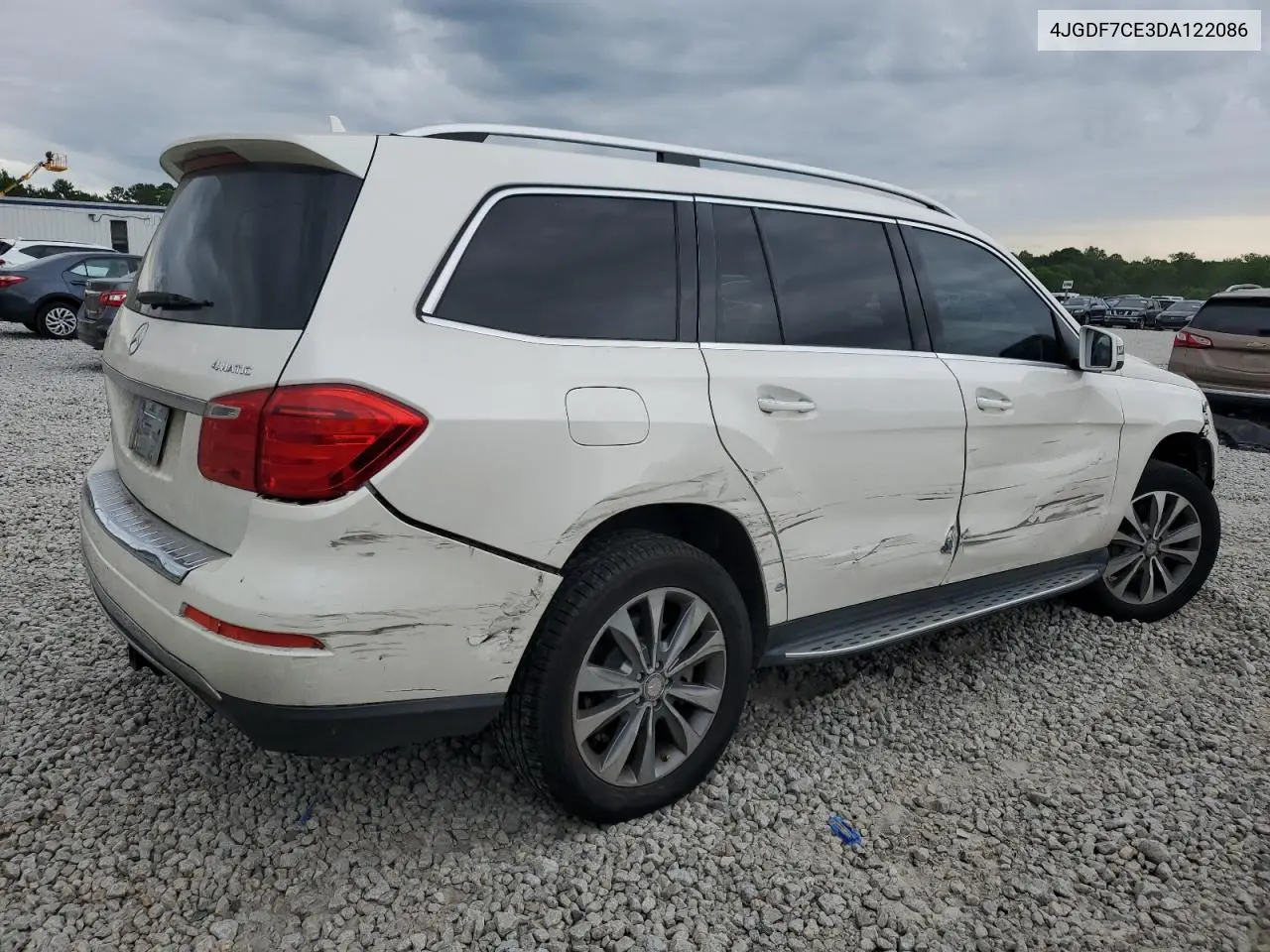 2013 Mercedes-Benz Gl 450 4Matic VIN: 4JGDF7CE3DA122086 Lot: 52203515