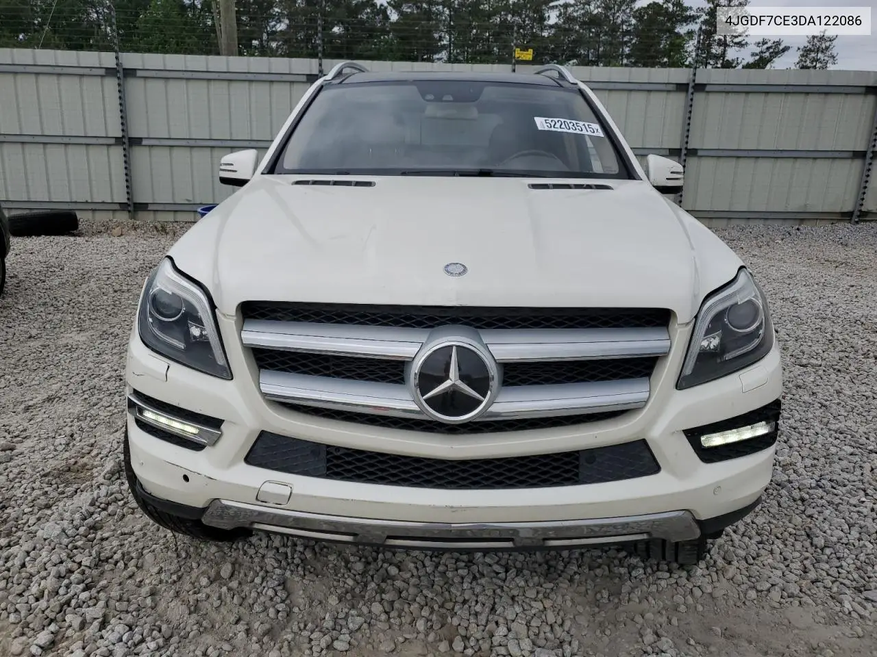 2013 Mercedes-Benz Gl 450 4Matic VIN: 4JGDF7CE3DA122086 Lot: 52203515