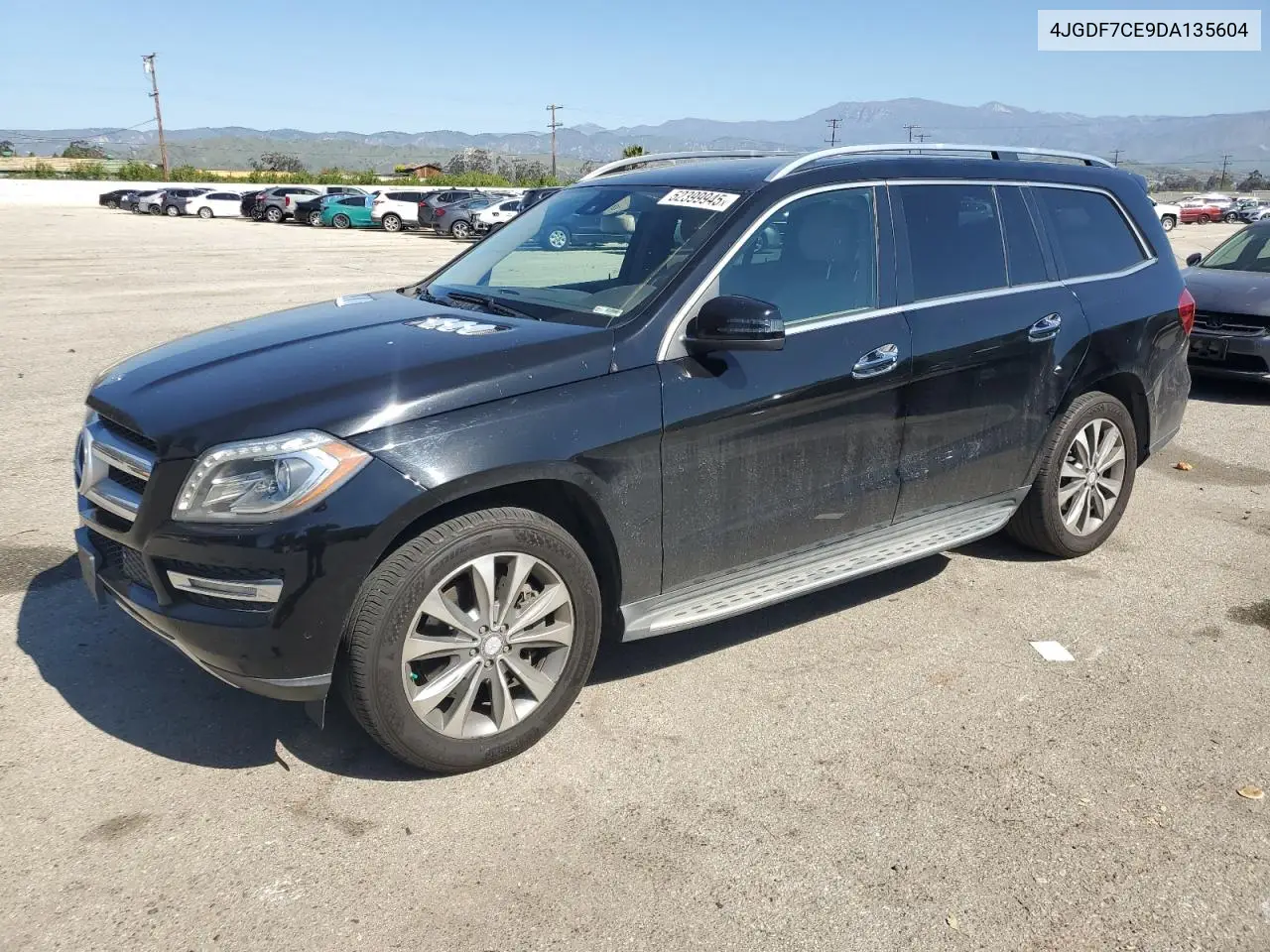 2013 Mercedes-Benz Gl 450 4Matic VIN: 4JGDF7CE9DA135604 Lot: 52399945