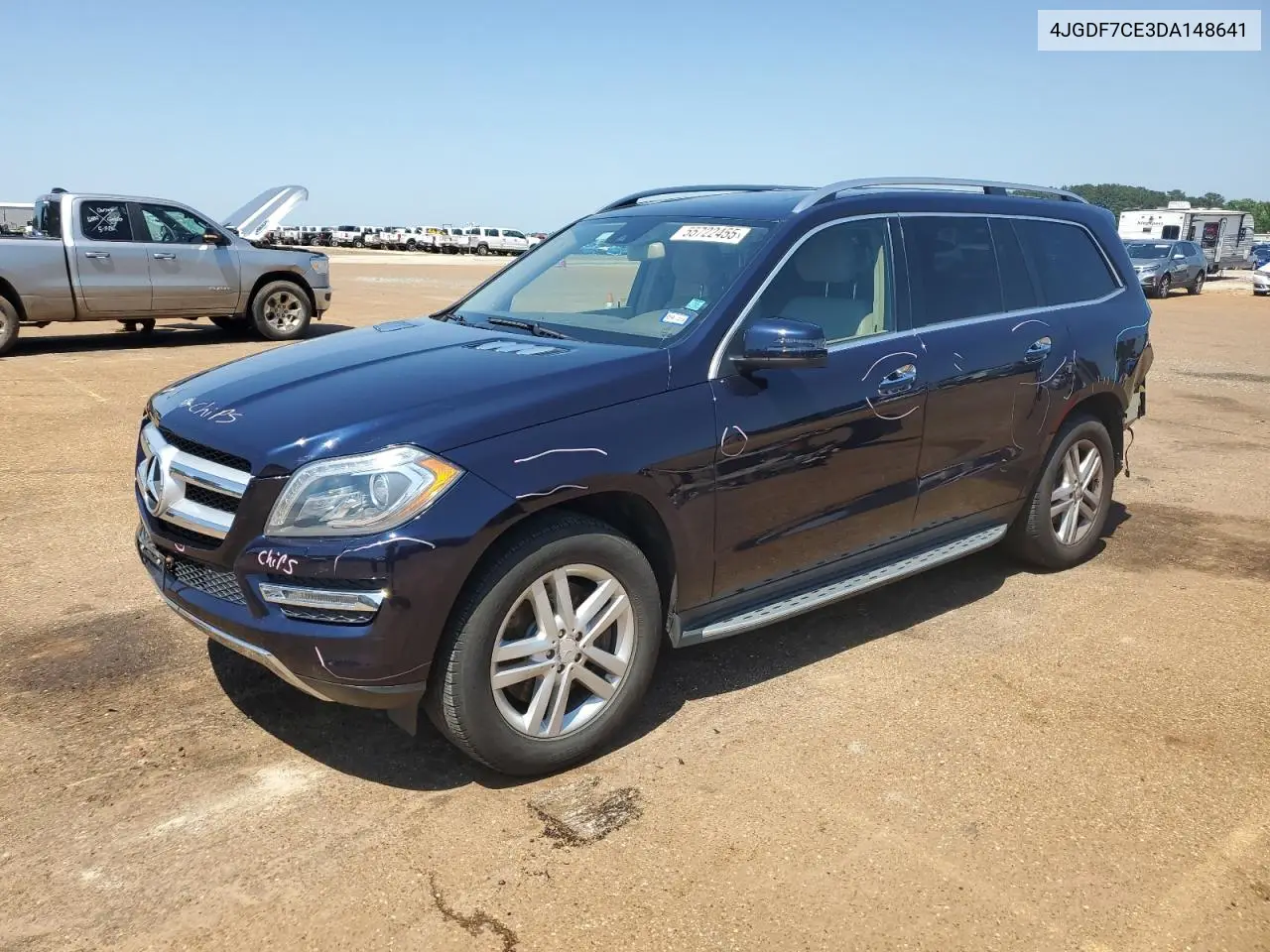 2013 Mercedes-Benz Gl 450 4Matic VIN: 4JGDF7CE3DA148641 Lot: 55722455