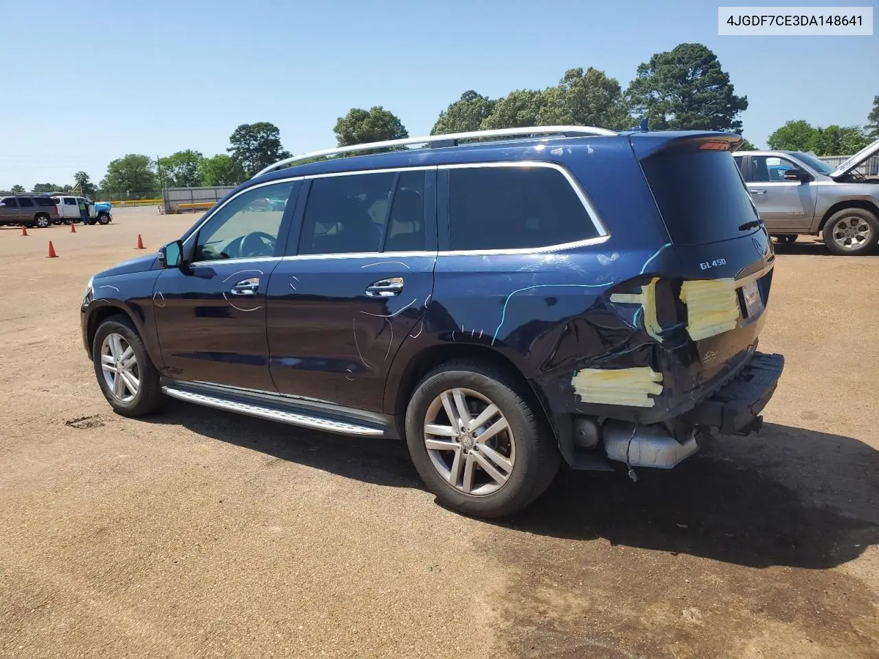 2013 Mercedes-Benz Gl 450 4Matic VIN: 4JGDF7CE3DA148641 Lot: 55722455
