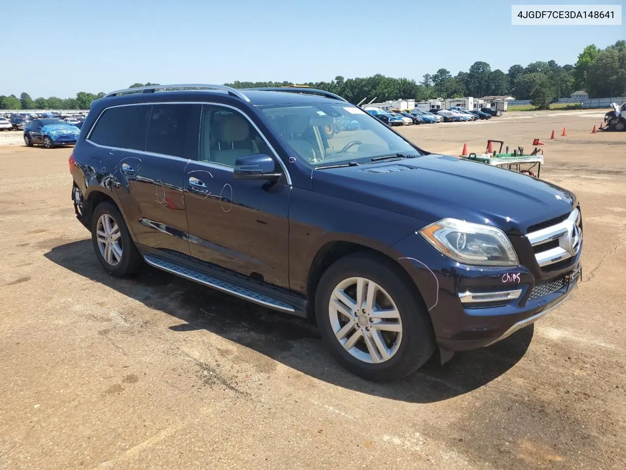 2013 Mercedes-Benz Gl 450 4Matic VIN: 4JGDF7CE3DA148641 Lot: 55722455