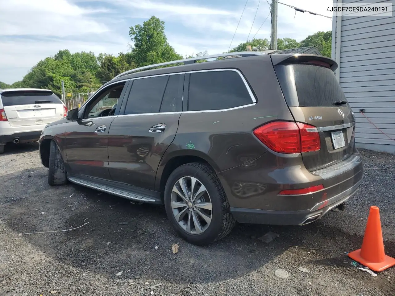 2013 Mercedes-Benz Gl 450 4Matic VIN: 4JGDF7CE9DA240191 Lot: 56649745