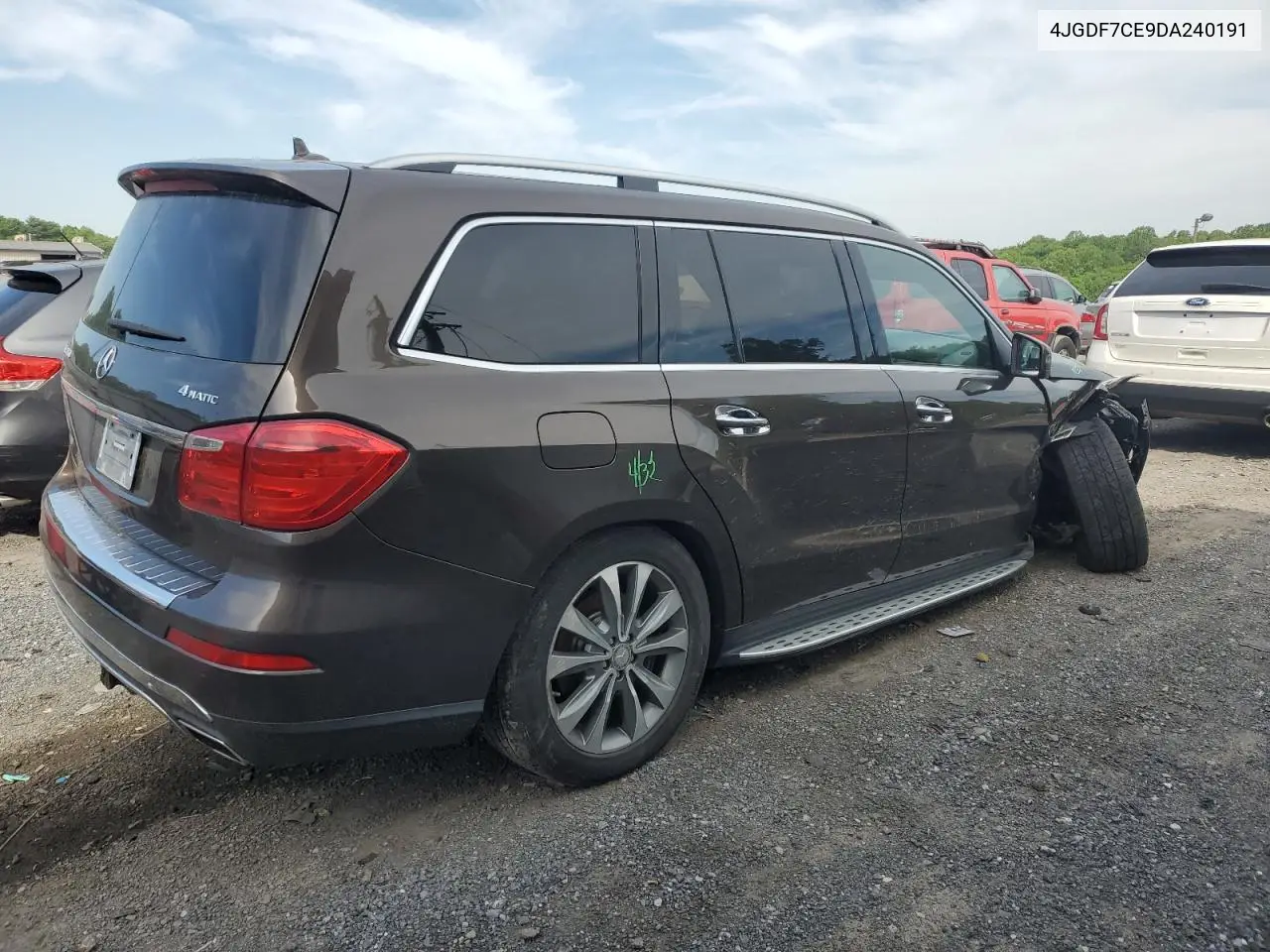 2013 Mercedes-Benz Gl 450 4Matic VIN: 4JGDF7CE9DA240191 Lot: 56649745