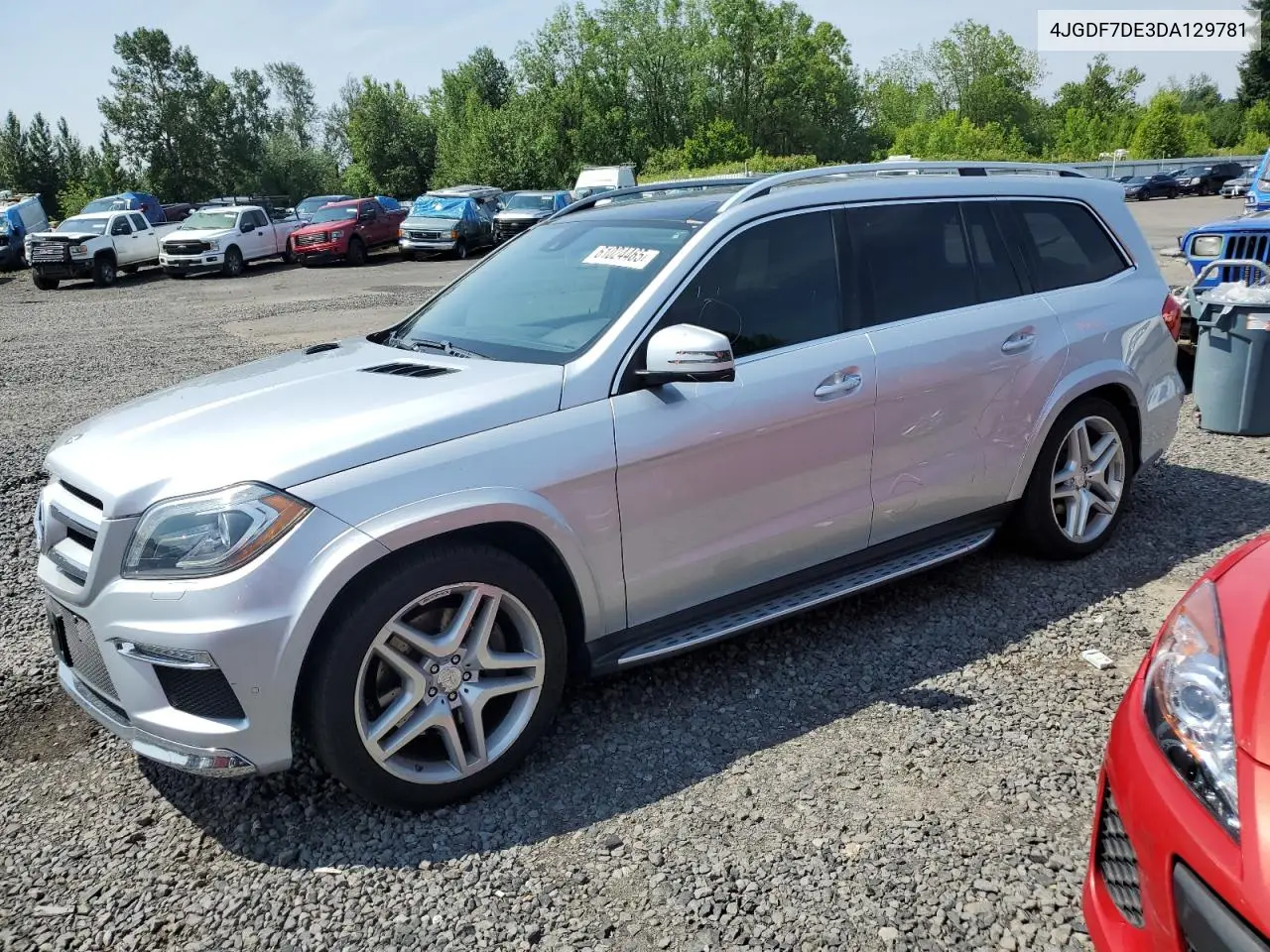 2013 Mercedes-Benz Gl 550 4Matic VIN: 4JGDF7DE3DA129781 Lot: 61024465