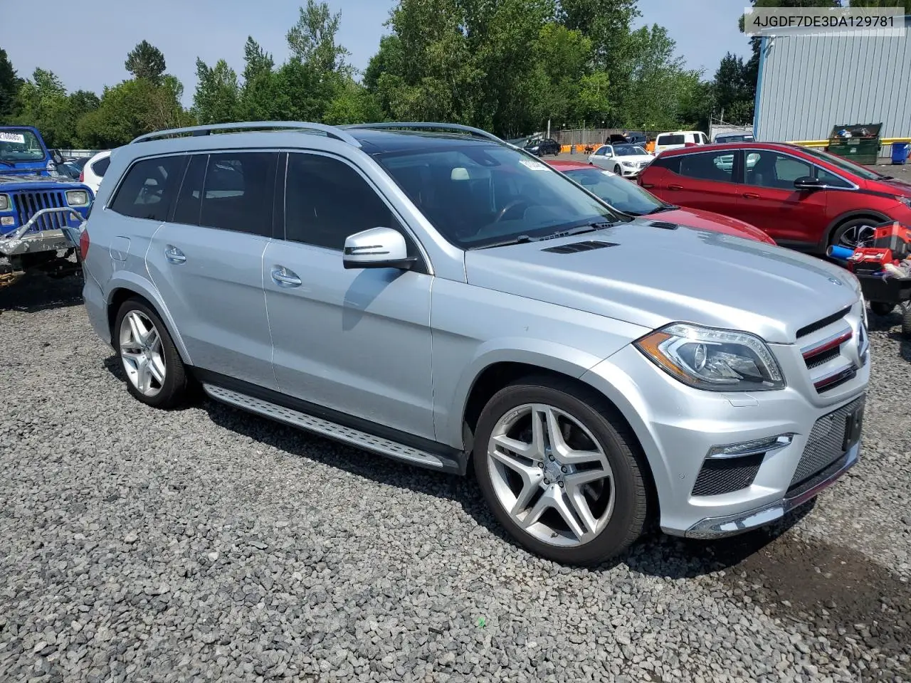 2013 Mercedes-Benz Gl 550 4Matic VIN: 4JGDF7DE3DA129781 Lot: 61024465