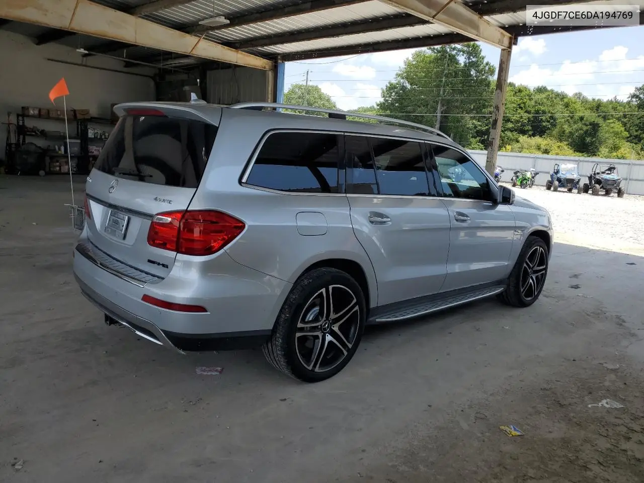 2013 Mercedes-Benz Gl 450 4Matic VIN: 4JGDF7CE6DA194769 Lot: 61554605