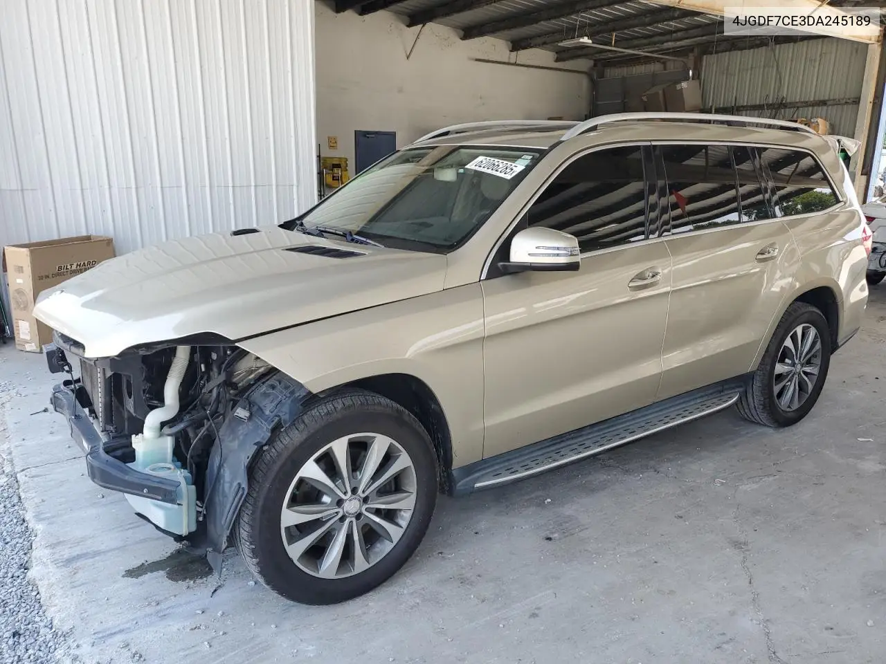 2013 Mercedes-Benz Gl 450 4Matic VIN: 4JGDF7CE3DA245189 Lot: 62066285