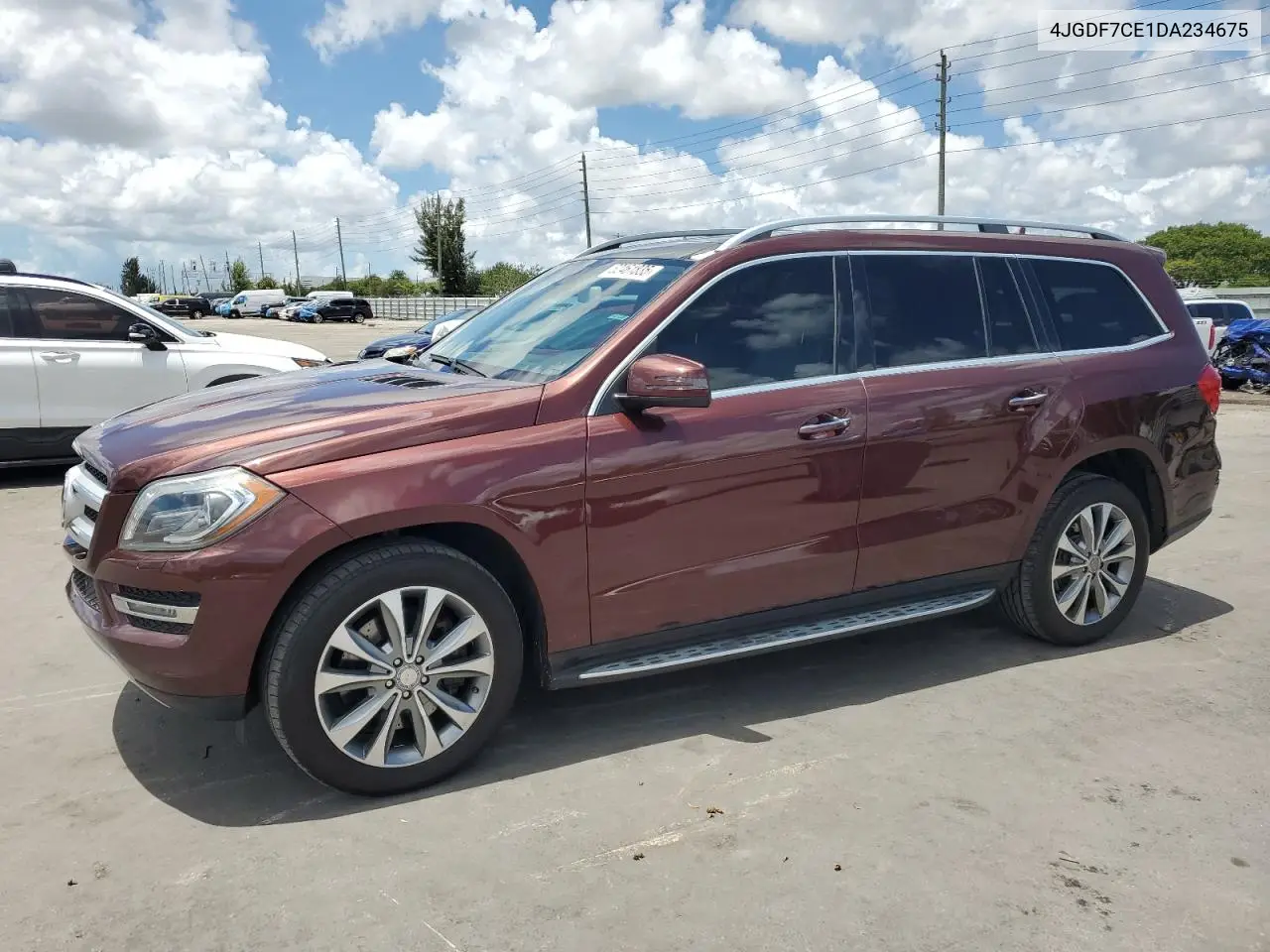 2013 Mercedes-Benz Gl 450 4Matic VIN: 4JGDF7CE1DA234675 Lot: 62461835