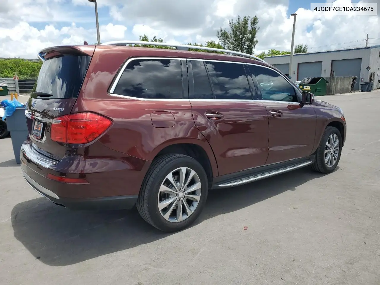 2013 Mercedes-Benz Gl 450 4Matic VIN: 4JGDF7CE1DA234675 Lot: 62461835