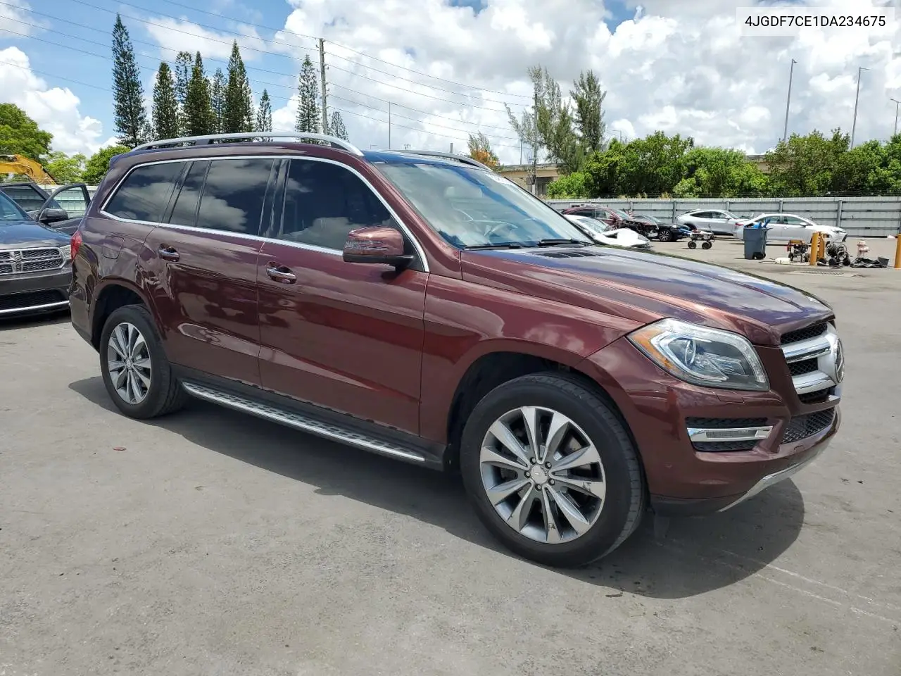 2013 Mercedes-Benz Gl 450 4Matic VIN: 4JGDF7CE1DA234675 Lot: 62461835