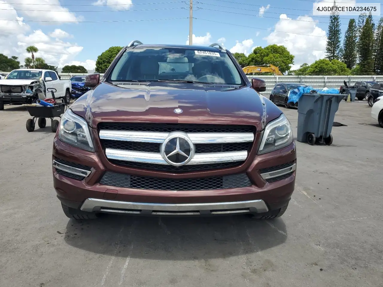 2013 Mercedes-Benz Gl 450 4Matic VIN: 4JGDF7CE1DA234675 Lot: 62461835