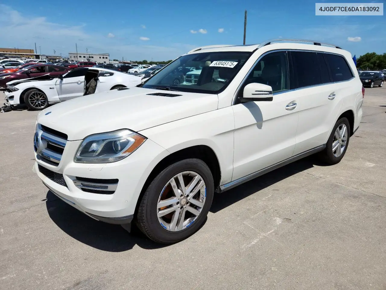 2013 Mercedes-Benz Gl 450 4Matic VIN: 4JGDF7CE6DA183092 Lot: 63045175