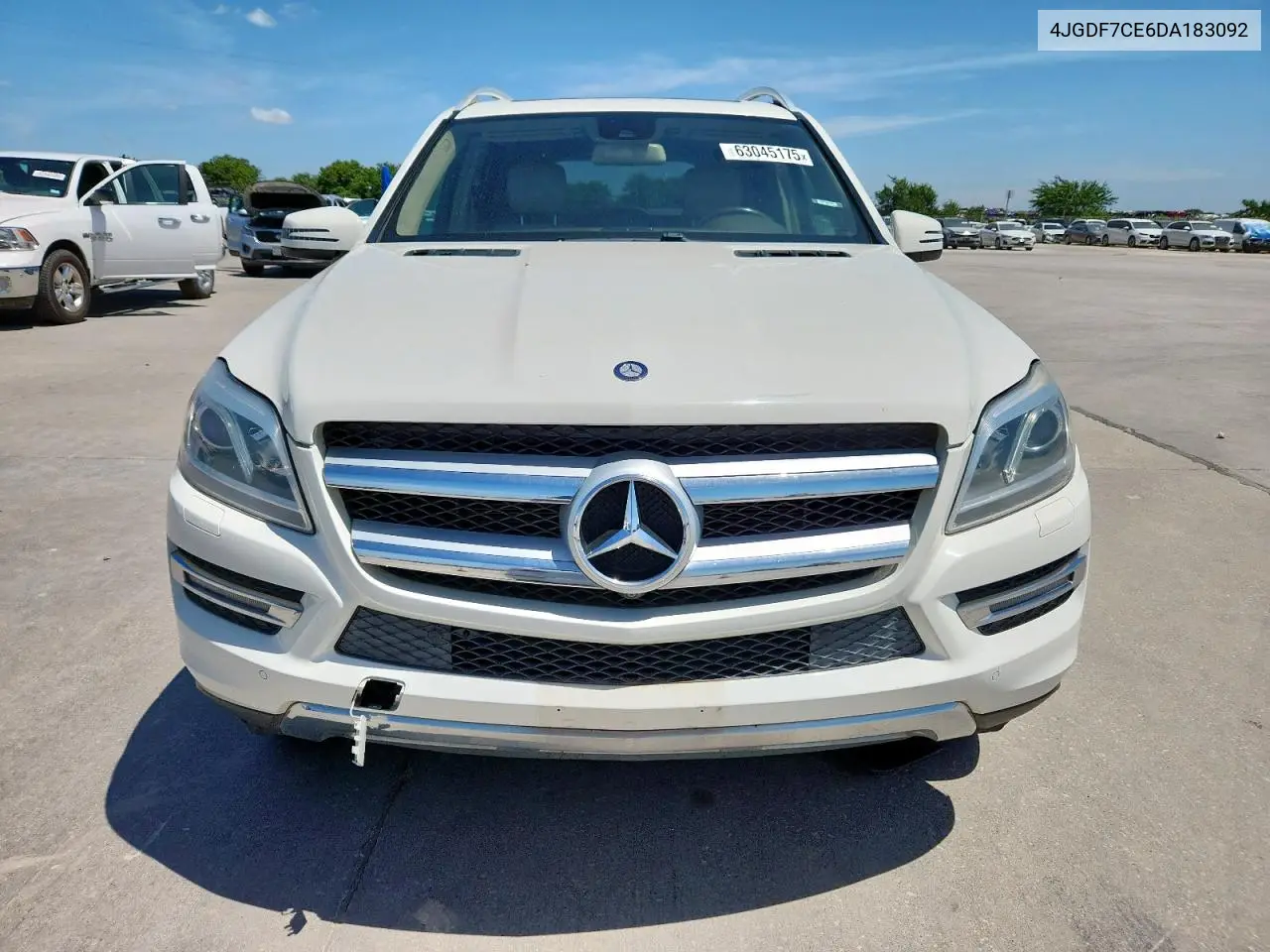 2013 Mercedes-Benz Gl 450 4Matic VIN: 4JGDF7CE6DA183092 Lot: 63045175