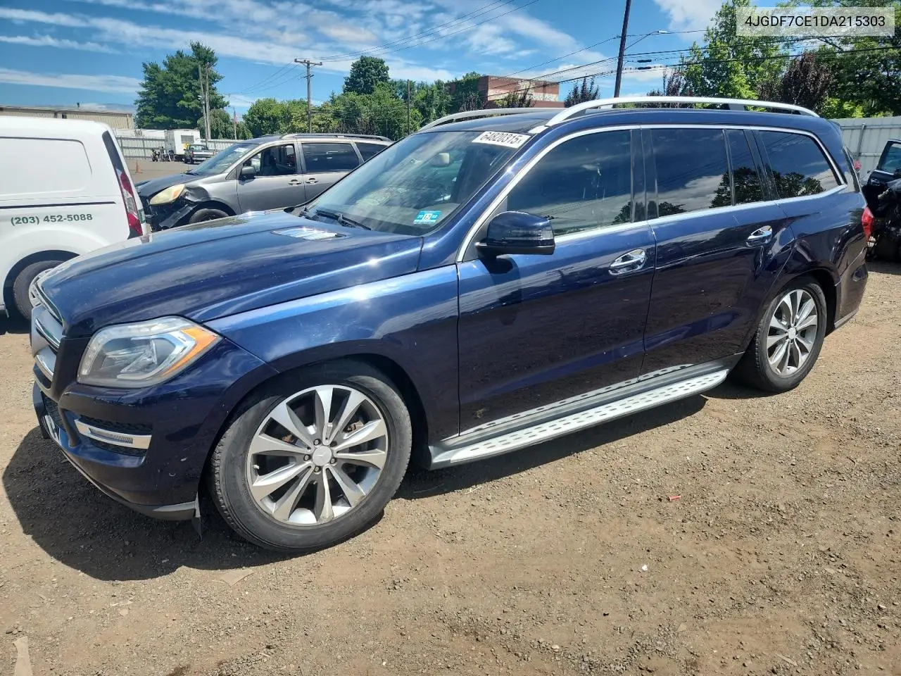 2013 Mercedes-Benz Gl 450 4Matic VIN: 4JGDF7CE1DA215303 Lot: 64820315