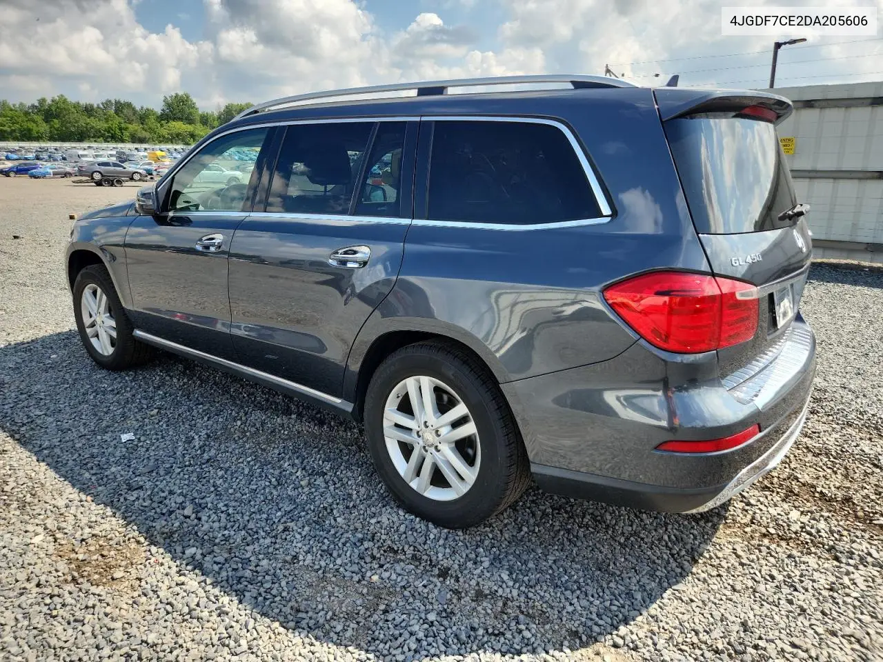 2013 Mercedes-Benz Gl 450 4Matic VIN: 4JGDF7CE2DA205606 Lot: 65091565