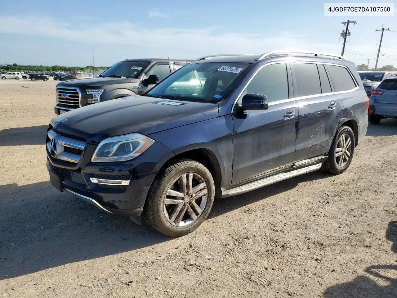 2013 Mercedes-Benz Gl 450 4Matic VIN: 4JGDF7CE7DA107560 Lot: 65171505