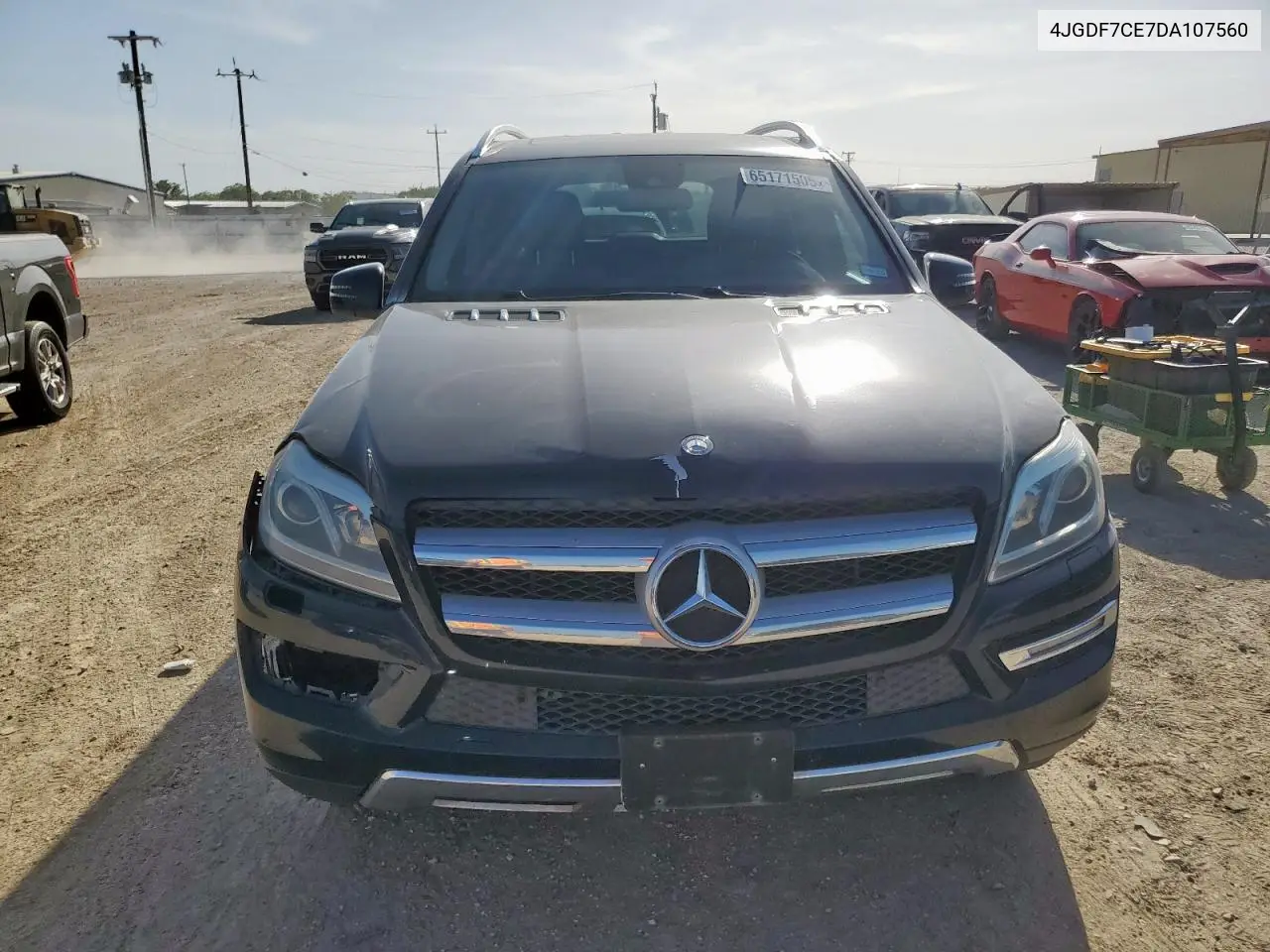 2013 Mercedes-Benz Gl 450 4Matic VIN: 4JGDF7CE7DA107560 Lot: 65171505