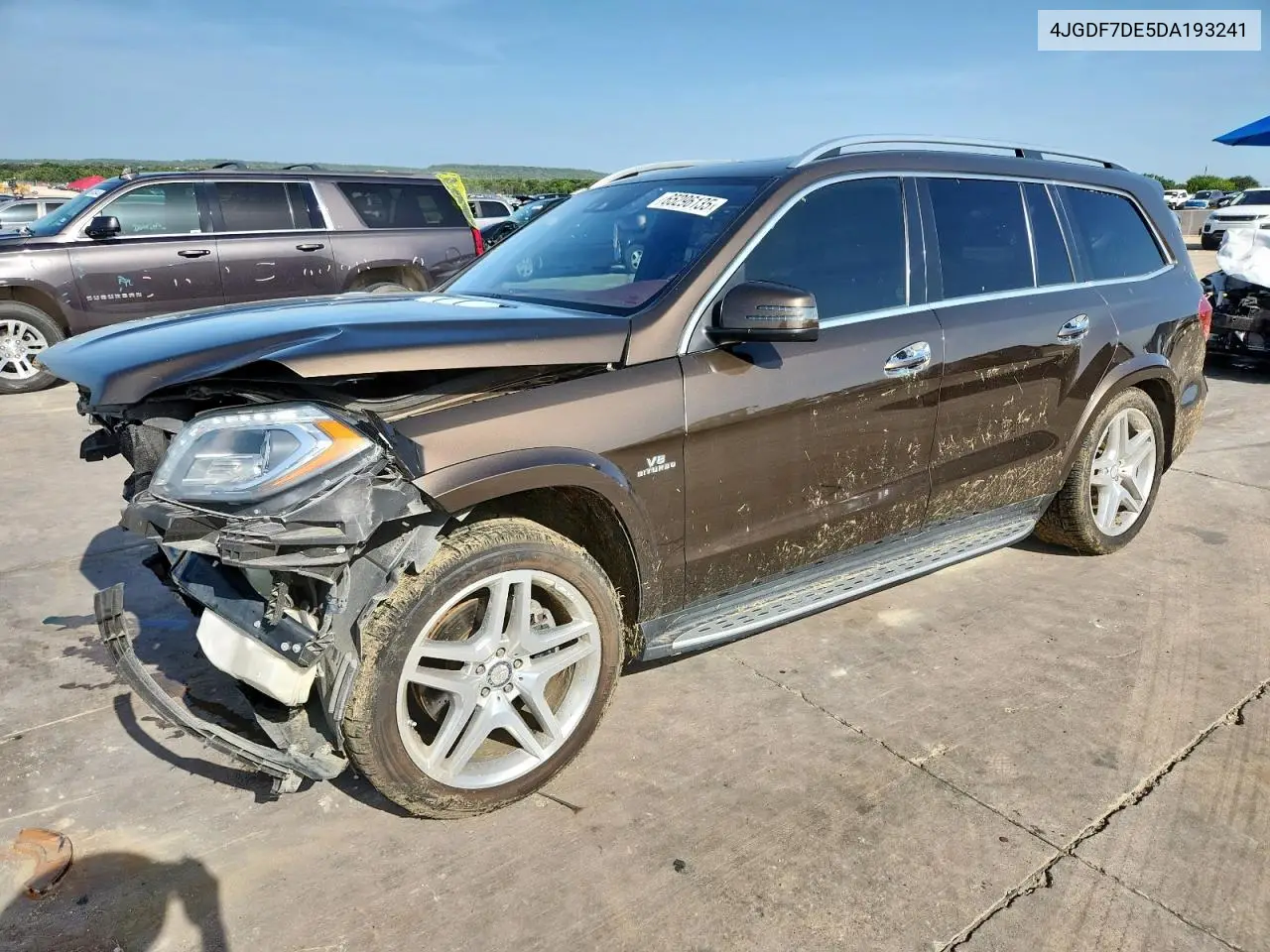 2013 Mercedes-Benz Gl 550 4Matic VIN: 4JGDF7DE5DA193241 Lot: 65296135