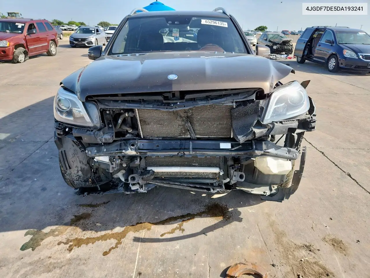 2013 Mercedes-Benz Gl 550 4Matic VIN: 4JGDF7DE5DA193241 Lot: 65296135