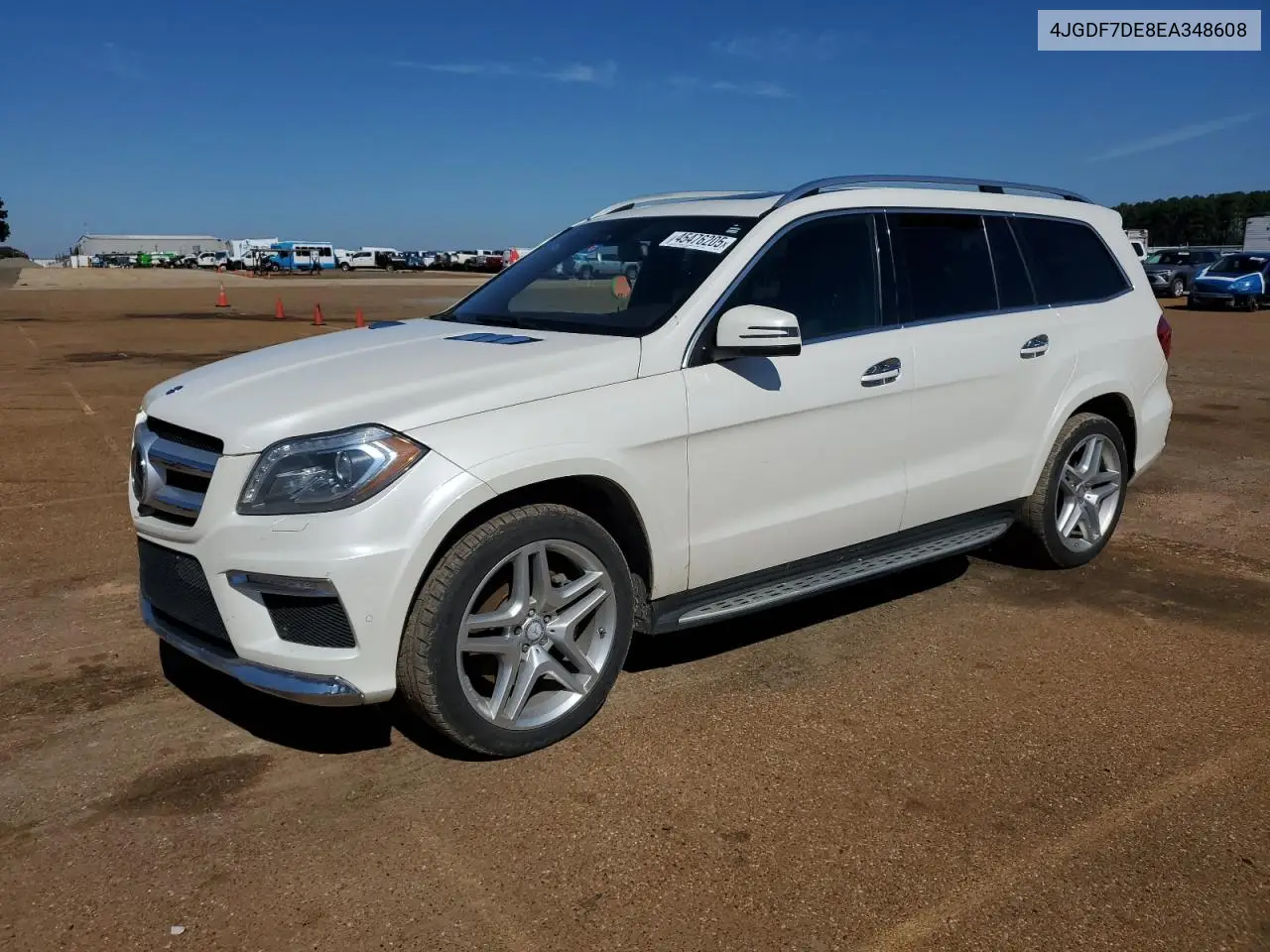 2014 Mercedes-Benz Gl 550 4Matic VIN: 4JGDF7DE8EA348608 Lot: 45476205