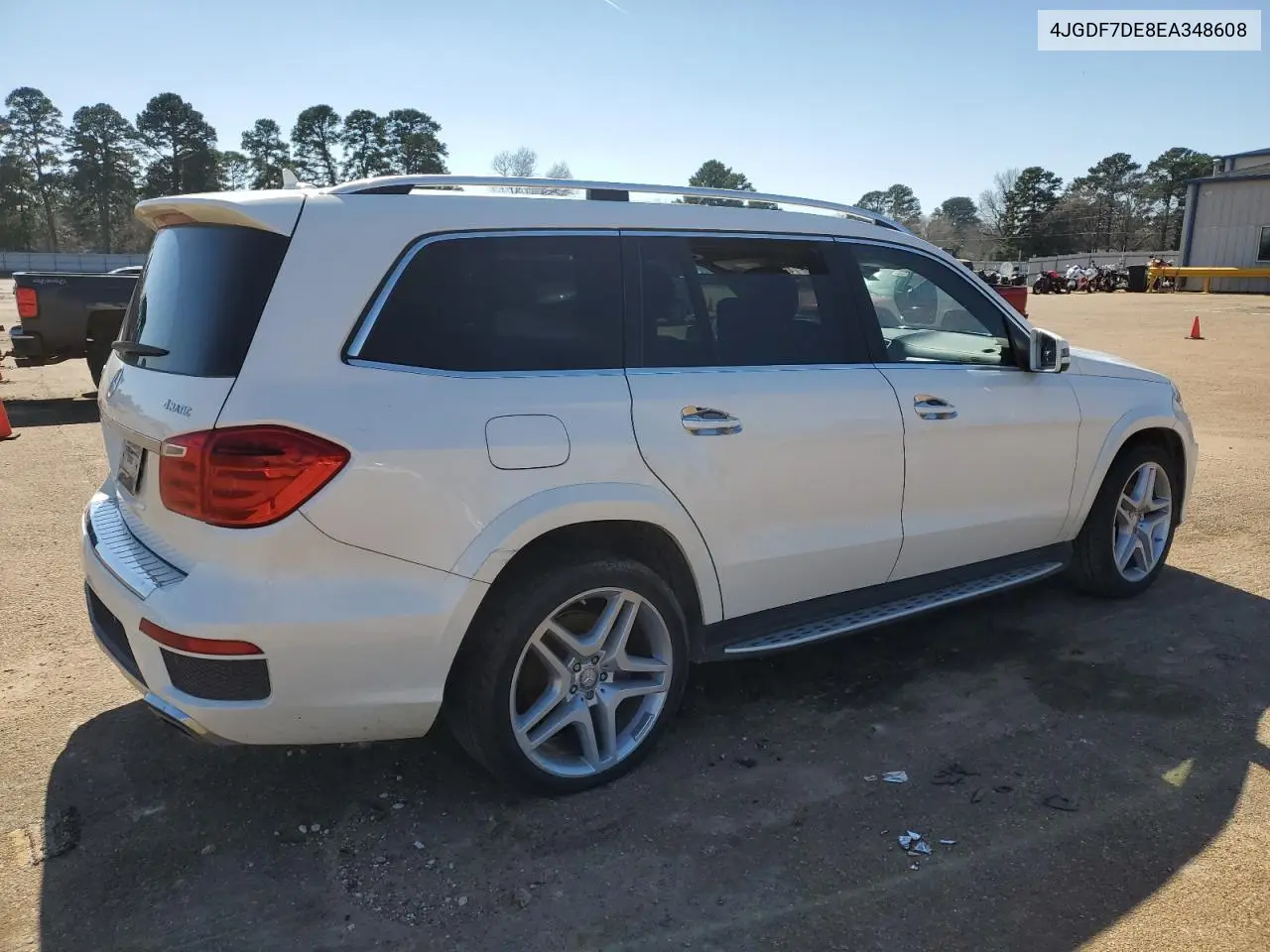 2014 Mercedes-Benz Gl 550 4Matic VIN: 4JGDF7DE8EA348608 Lot: 45476205