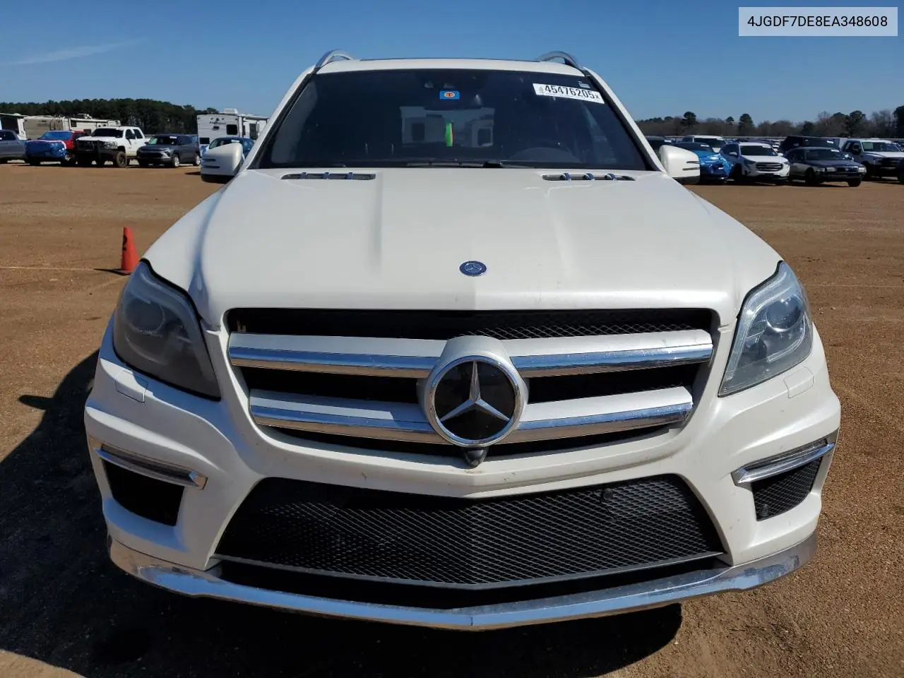 2014 Mercedes-Benz Gl 550 4Matic VIN: 4JGDF7DE8EA348608 Lot: 45476205