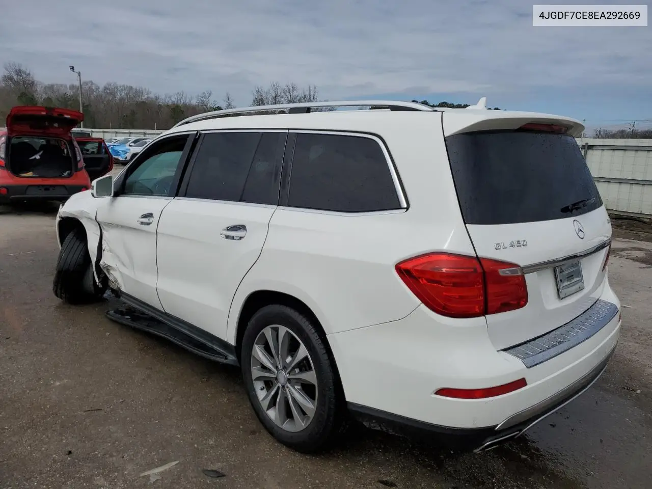 2014 Mercedes-Benz Gl 450 4Matic VIN: 4JGDF7CE8EA292669 Lot: 46641945