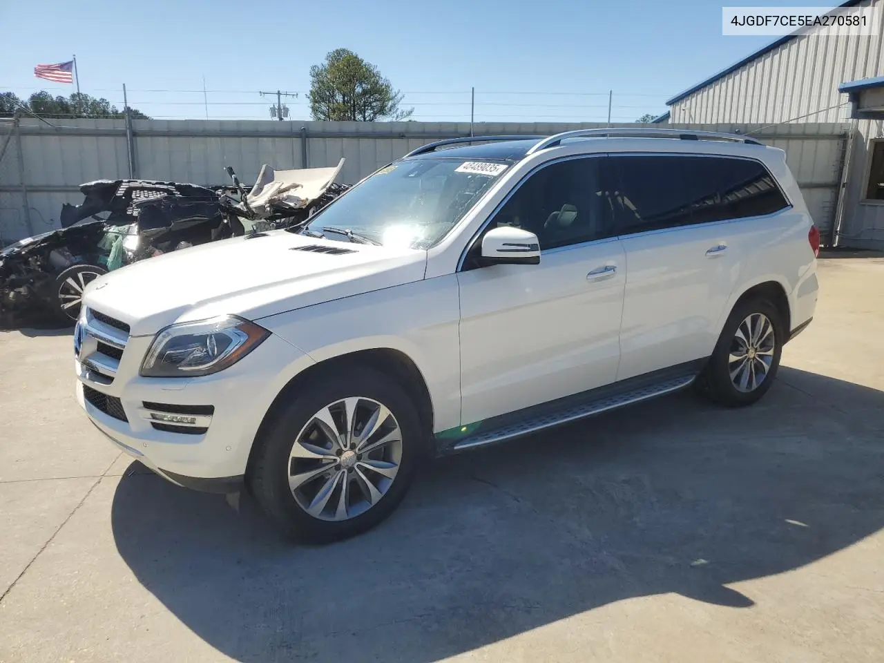 2014 Mercedes-Benz Gl 450 4Matic VIN: 4JGDF7CE5EA270581 Lot: 48489035