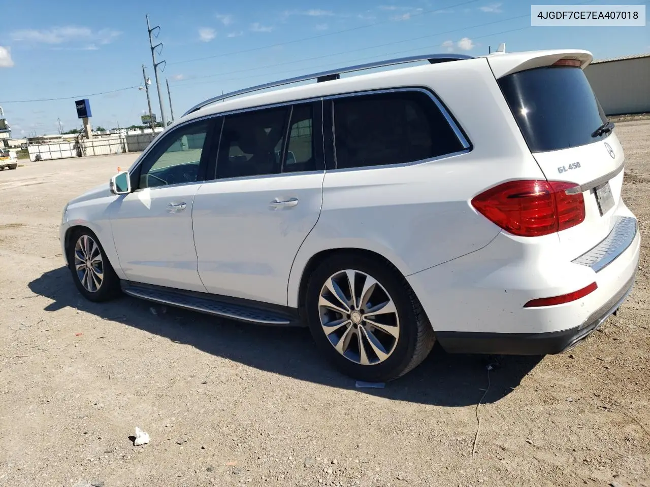 2014 Mercedes-Benz Gl 450 4Matic VIN: 4JGDF7CE7EA407018 Lot: 55134375