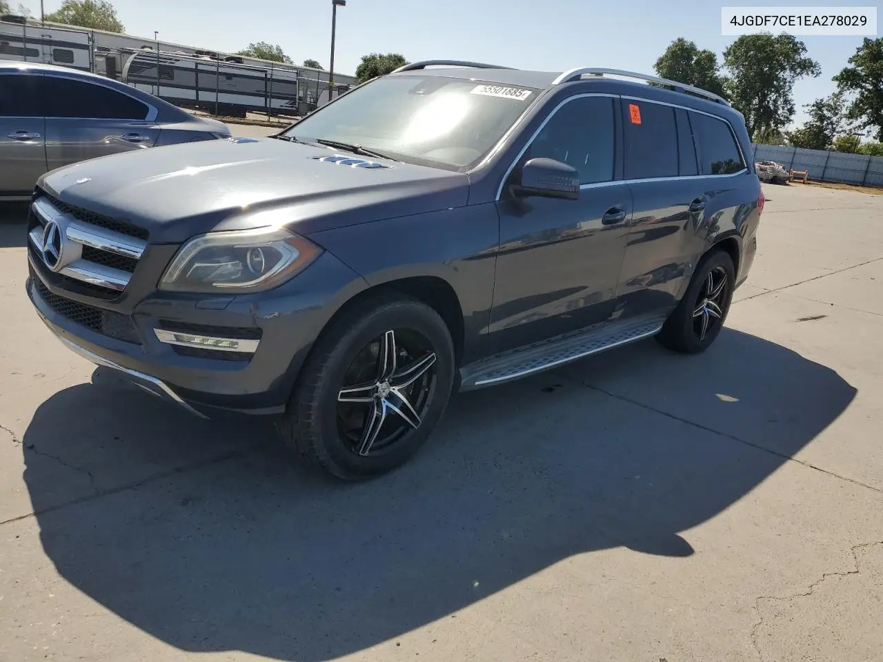2014 Mercedes-Benz Gl 450 4Matic VIN: 4JGDF7CE1EA278029 Lot: 55501885