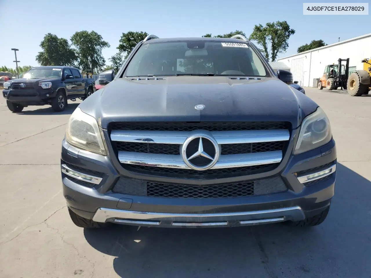 2014 Mercedes-Benz Gl 450 4Matic VIN: 4JGDF7CE1EA278029 Lot: 55501885
