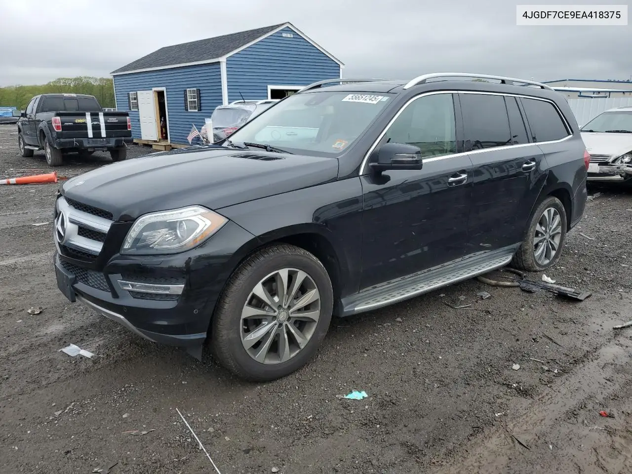 2014 Mercedes-Benz Gl 450 4Matic VIN: 4JGDF7CE9EA418375 Lot: 55651245