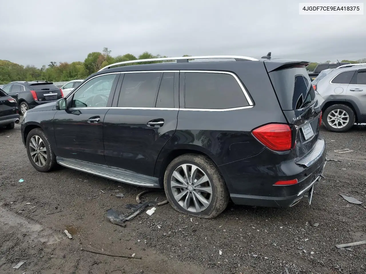 2014 Mercedes-Benz Gl 450 4Matic VIN: 4JGDF7CE9EA418375 Lot: 55651245