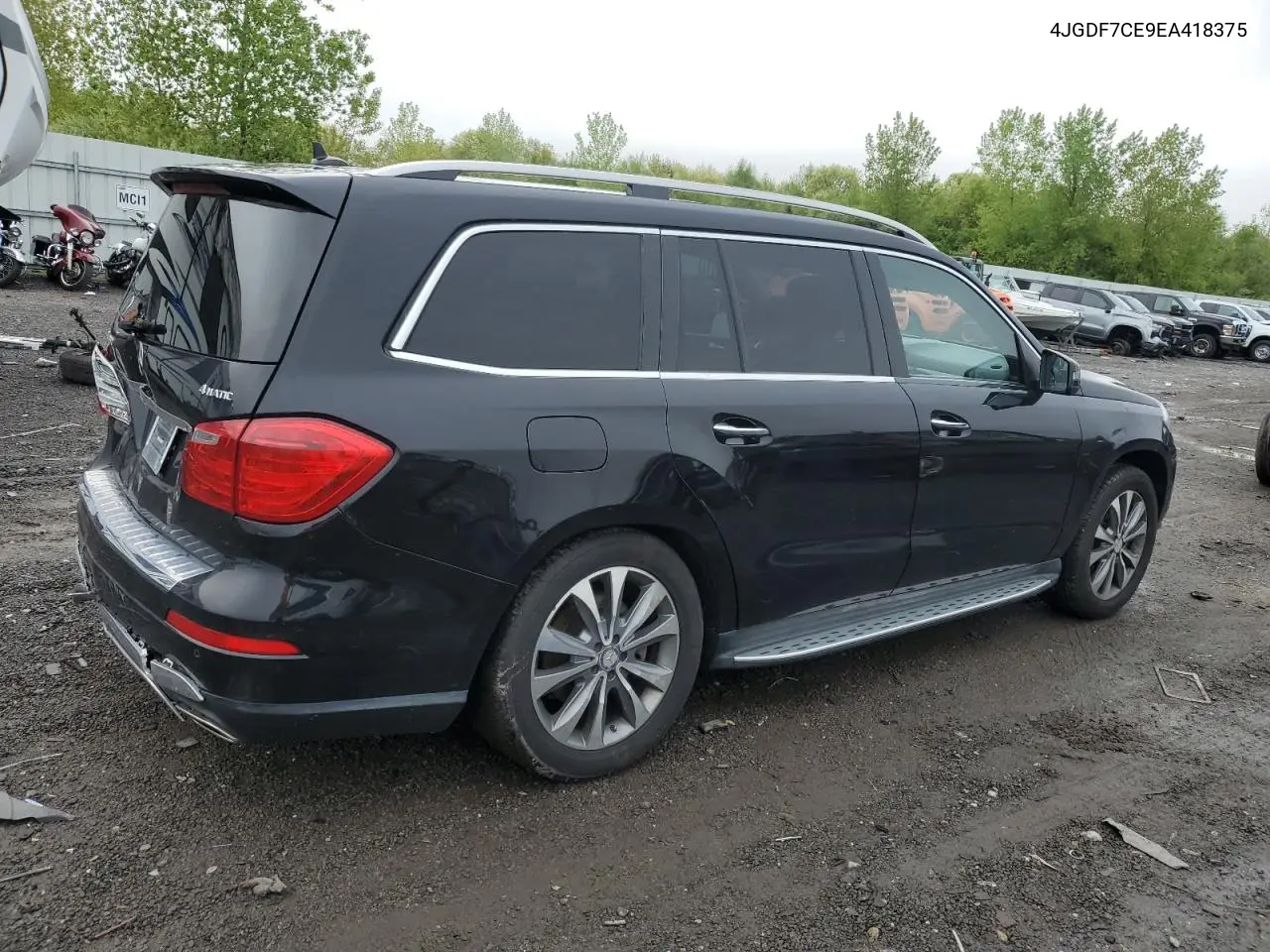2014 Mercedes-Benz Gl 450 4Matic VIN: 4JGDF7CE9EA418375 Lot: 55651245