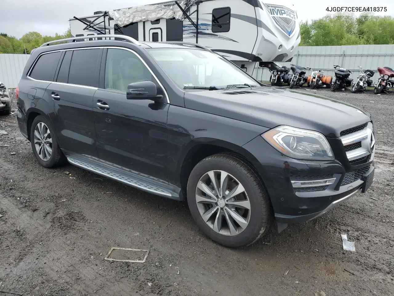 2014 Mercedes-Benz Gl 450 4Matic VIN: 4JGDF7CE9EA418375 Lot: 55651245