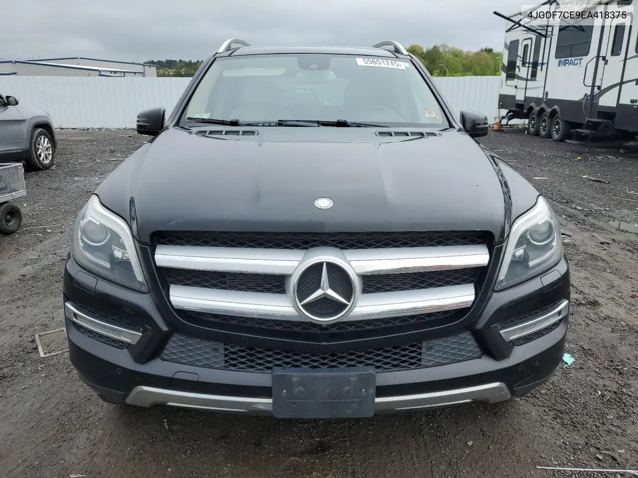 2014 Mercedes-Benz Gl 450 4Matic VIN: 4JGDF7CE9EA418375 Lot: 55651245