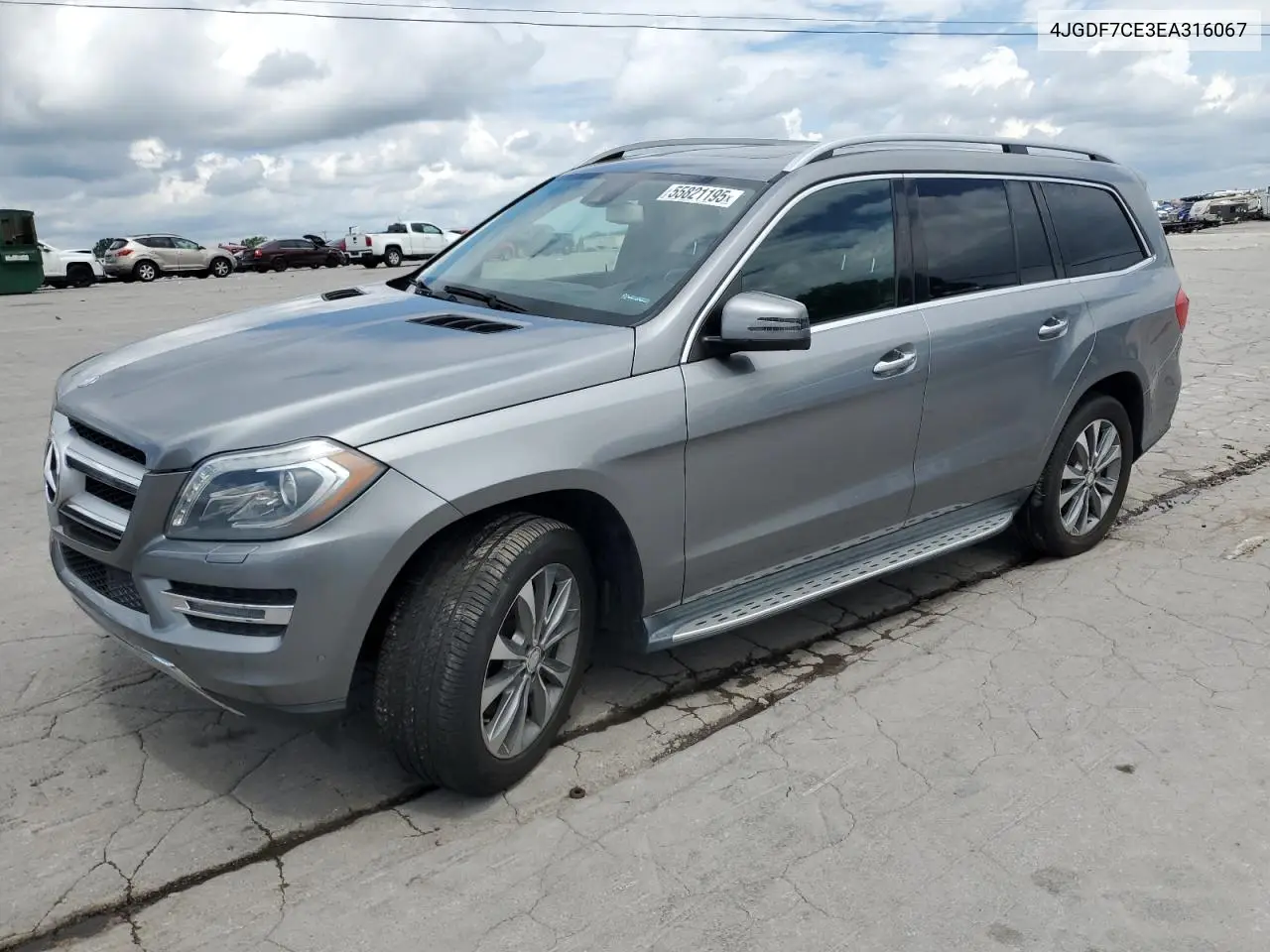 2014 Mercedes-Benz Gl 450 4Matic VIN: 4JGDF7CE3EA316067 Lot: 55821195