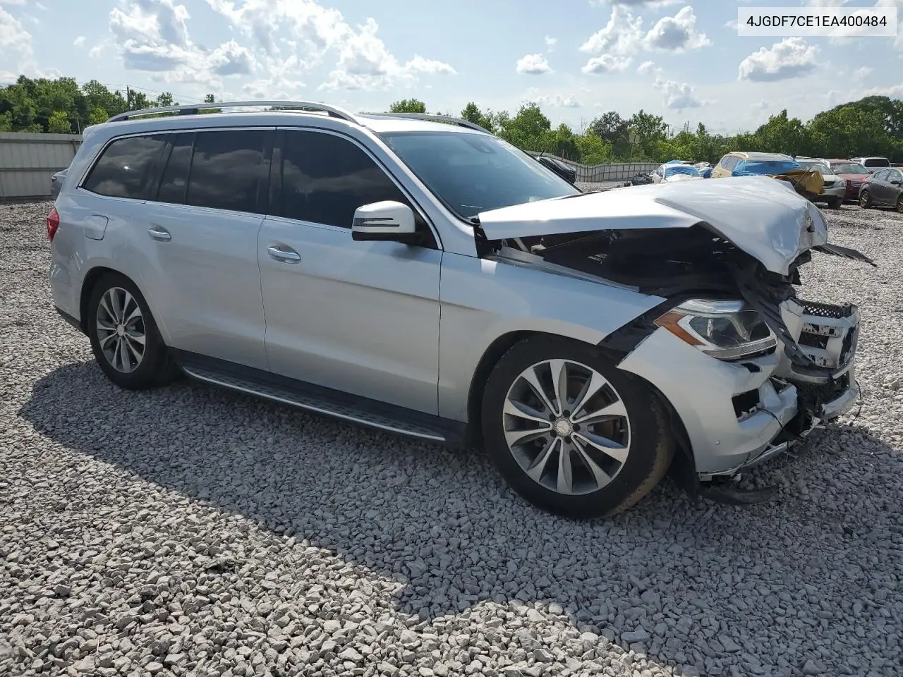 2014 Mercedes-Benz Gl 450 4Matic VIN: 4JGDF7CE1EA400484 Lot: 56415605
