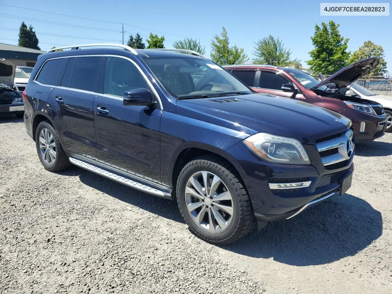 2014 Mercedes-Benz Gl 450 4Matic VIN: 4JGDF7CE8EA282823 Lot: 61037415