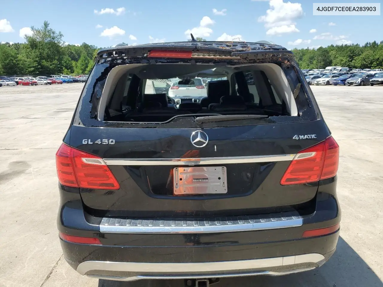 2014 Mercedes-Benz Gl 450 4Matic VIN: 4JGDF7CE0EA283903 Lot: 61611605