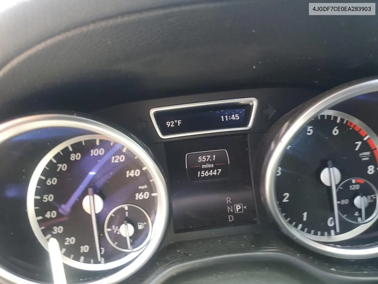 2014 Mercedes-Benz Gl 450 4Matic VIN: 4JGDF7CE0EA283903 Lot: 61611605