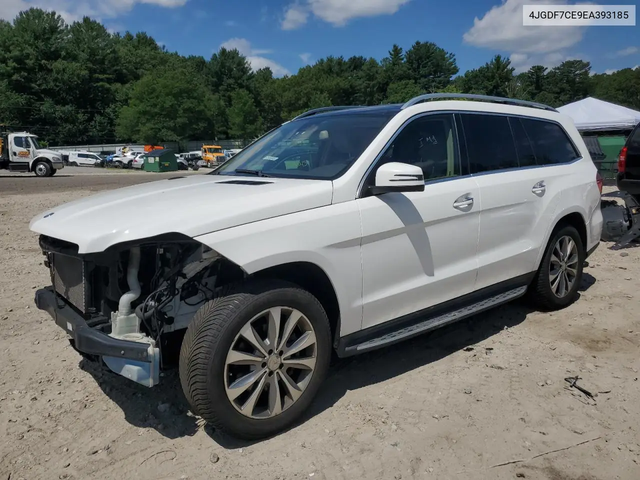 2014 Mercedes-Benz Gl 450 4Matic VIN: 4JGDF7CE9EA393185 Lot: 61626955