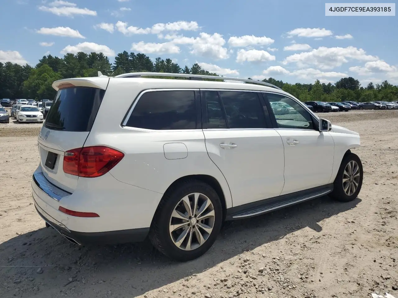 2014 Mercedes-Benz Gl 450 4Matic VIN: 4JGDF7CE9EA393185 Lot: 61626955