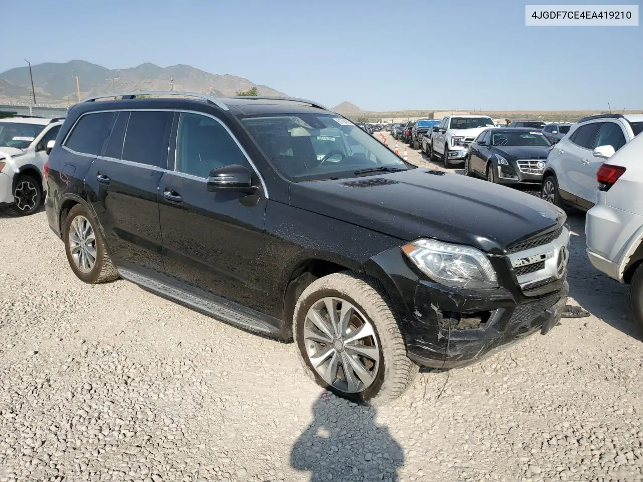 2014 Mercedes-Benz Gl 450 4Matic VIN: 4JGDF7CE4EA419210 Lot: 61794925