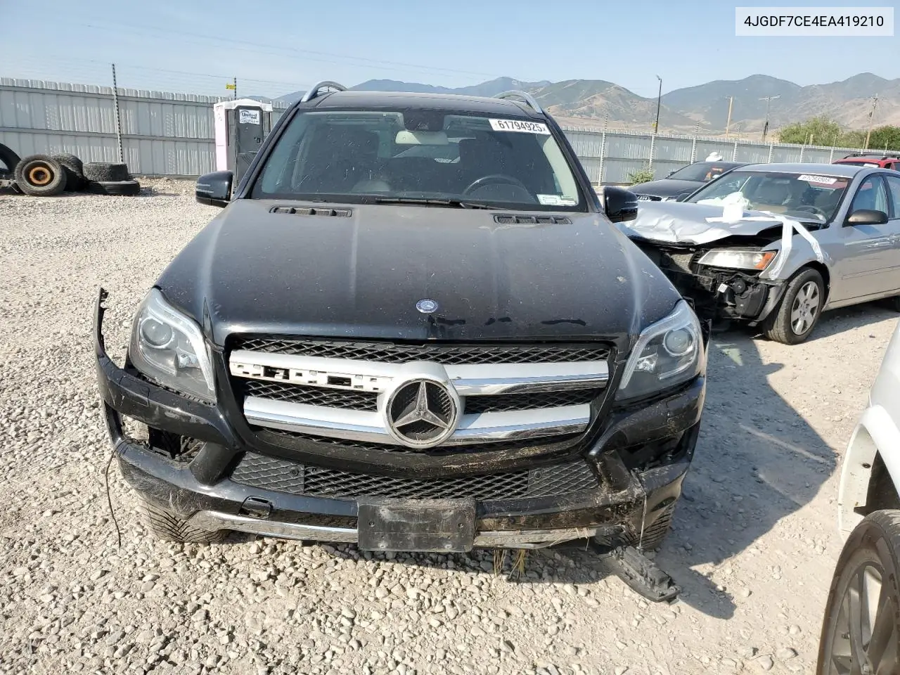 2014 Mercedes-Benz Gl 450 4Matic VIN: 4JGDF7CE4EA419210 Lot: 61794925