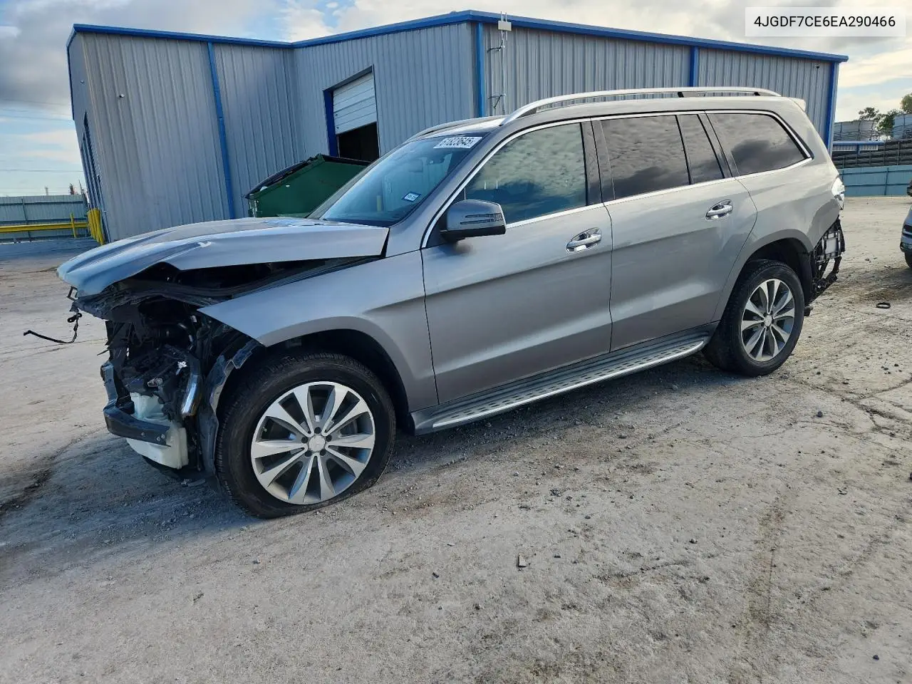 2014 Mercedes-Benz Gl 450 4Matic VIN: 4JGDF7CE6EA290466 Lot: 61823645